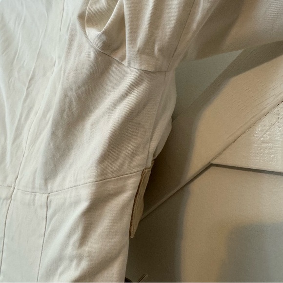 Rosie Assoulin Anchor Aweigh Cutout Short Sleeve Rope Halter Mini Dress White 0 - Picture 8 of 12